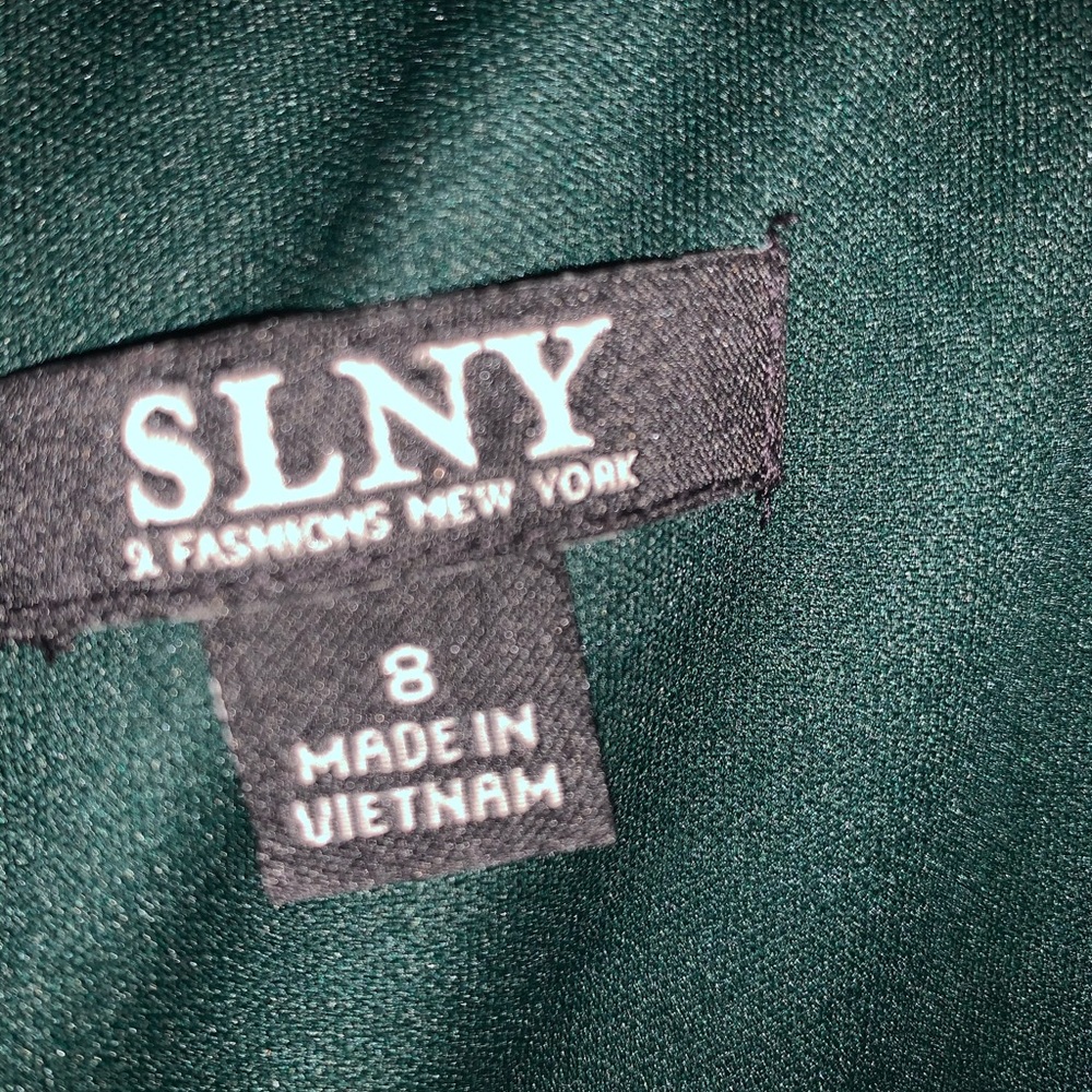 Velvet emerald dress